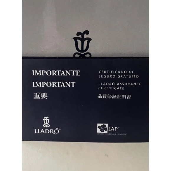 LLADRO #6652 "Kitty Care" Mother Cat in Basket w/ Kittens original box. New - Picture 10 of 13